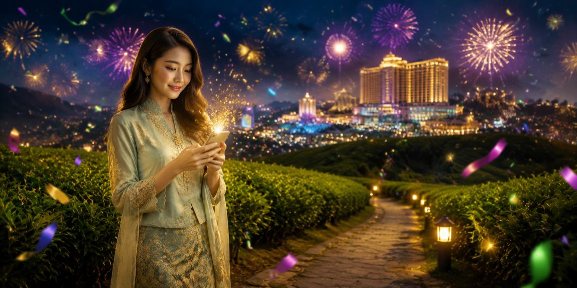 Pemain Malaysia bermain kasino mudah alih 1906 semasa Hari Raya di Genting Highlands